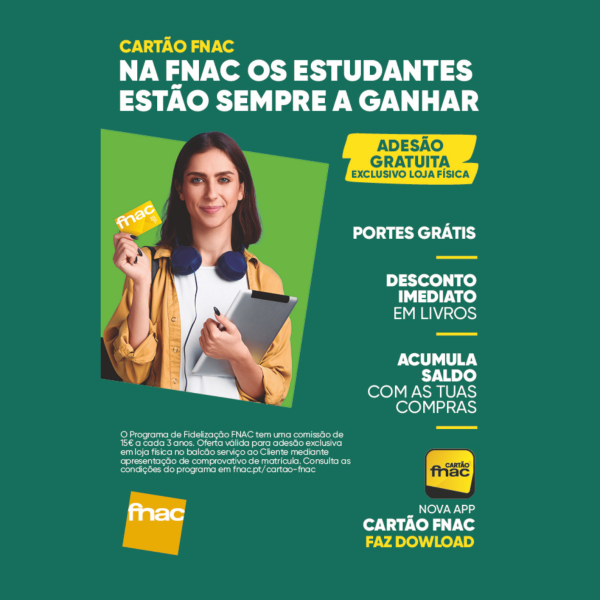FNAC lança campanha de adesão gratuita ao seu Cartão para estudantes universitários
